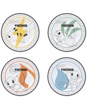 Комплект чинии ABYstyle Games: Pokemon - Starters & Pikachu -1