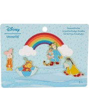 Комплект значки Loungefly Disney: Winnie the Pooh and Friends - Rainy Day -1