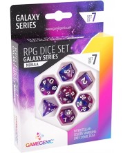 Комплект зарове Gamegenic: Galaxy Series - Nebula, 7 броя -1