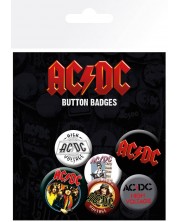 Комплект значки GB eye Music: AC/DC - Key Art -1