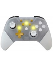 Безжичен контролер Armor3 - NuChamp LED, прозрачен (Nintendo Switch)