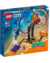 Конструктор LEGO City-  Stuntz, Въртящо се каскадьорско предизвикателство (60360) -1