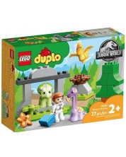 Конструктор LEGO Duplo Jurassic Park - Детска стая за динозаври (10938) -1