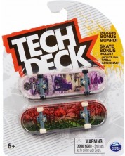 Комплект скейтборди за пръсти Tech Deck - Real, 2 броя -1