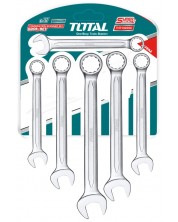 Комплект комбинирани ключове TOTAL - Industrial, 6 броя -1