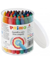 Комплект восъчни пастели Primo - 48 броя, 12 цвята -1