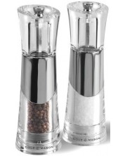 Комплект мелнички за сол и пипер Cole & Mason - Bobbi, 18.5 cm -1