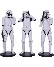 Комплект Статуетки Nemesis Now Star Wars: Original Stormtrooper - Three Wise Stormtroopers, 14 cm -1