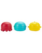 Комплект от 3 броя играчки за баня за изстискване Ubbi -1