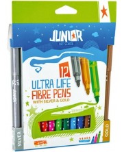Комплект флумастери Junior - Ultra Life, 12 цвята -1