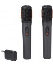 Комплект безжични микрофони JBL - Partybox, черен