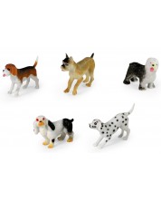 Комплект фигурки Rappa - Кучета, 5 броя, 7-8 cm -1