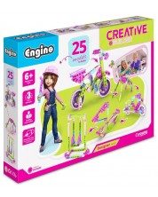 Конструктор Engino Creative Builder - 25 модела за момичета -1