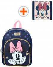 Комплект за детска градина Vadobag Minnie Mouse - Раница и портмоне