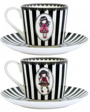 Комплект чаши за чай Santoro Gorjuss - Ladybird и Ruby -1