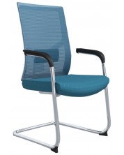 Комплект посетителски столове RFG - Snow M, 2 броя, светлосини -1