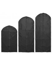 Комплект от 3 калъфа за дрехи Brabantia - размер M/L/XL, Black -1