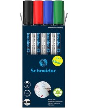 Комплект маркери за бяла дъска Schneider Maxx 290 - 3+1 цвята -1