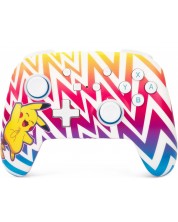 Безжичен контролер PowerA - Enhanced, Vibrant Pikachu (Nintendo Switch) -1