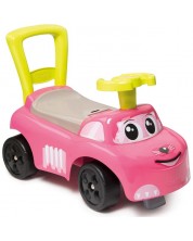 Кола за возене Smoby - Ride-on, розова -1