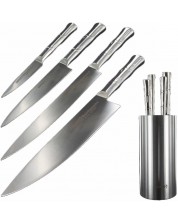 Комплект от 4 ножа с поставка Samura - Bamboo -1