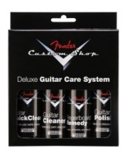Комплект за почистване на китара Fender - Custom Shop 4-Step, черен -1