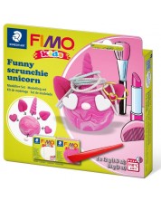 Комплект полимерна глина Staedtler Fimo Kids - Еднорог -1