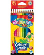 Комплект цветни моливи Colorino Kids - 12 цвята -1