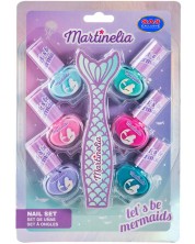 Комплект лакове за нокти Martinelia - Русалки, 6 броя -1