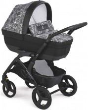 Комбинирана бебешка количка 3 в 1 Cam - Dinamico Smart,  913, черно-бяла -1