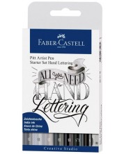 Комплект маркери Faber-Castell Pitt Artist - Creative Studio, 9 броя -1