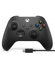 Безжичен контролер Microsoft - Black (Xbox One/Series S/X) -1
