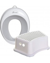 Комплект стъпало и седалка за тоалетна чиния Dreambaby -1