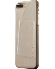 Кожен калъф с джоб Mujjo за iPhone 8 Plus и 7 Plus, шампанско -1