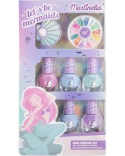 Комплект детски лакове за нокти Martinelia Let's Be Mermaids - 5 цвята
