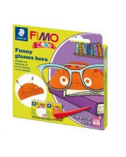 Комплект полимерна глина Staedtler Fimo Kids - Glasses hero -1