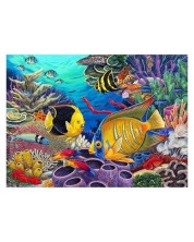 Комплект за рисуване с акрилни бои Royal - Коралов риф, 39 х 30 cm -1