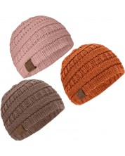 Комплект зимни бебешки шапки KeaBabies - 3 броя, 6-36 м