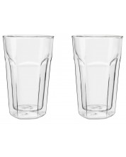 Комплект от 2 двустенни стъклени чаши Leopold Vienna, 280 ml