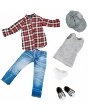Комплект дрехи за кукла Kruselings - Скейтърски костюм, Майкъл -1