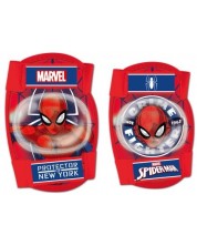 Комплект детски протектори BIKE SPORT - Spiderman, червен -1