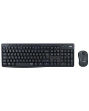 Комплект мишка и клавиатура Logitech - MK295, безжичен, черен -1