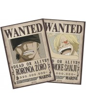 Комплект мини плакати GB eye Animation: One Piece - Zoro & Sanji Wanted Posters (Series 2)