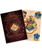 Комплект мини плакати GB eye Movies: Harry Potter - Crests & Marauders -1