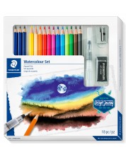 Комплект моливи Staedtler Watercolour DJ - 18 части -1