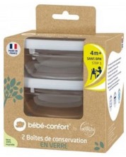 Комплект стъклени купички за съхранение на храна Bebe Confort