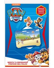 Комплект макет със стикери Kids Licensing - Paw Patrol -1