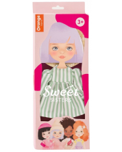 Комплект дрехи за кукла Orange Toys Sweet Sisters - Рокля на райета -1