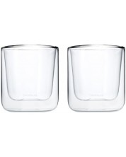 Комплект от 2 двустенни чаши за кафе Blomus - Nero, 200 ml -1