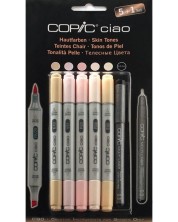 Комплект маркери Copic Ciao – Телесни цветове, 5+1